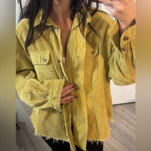 😍Oversize Crop Shacket  Small